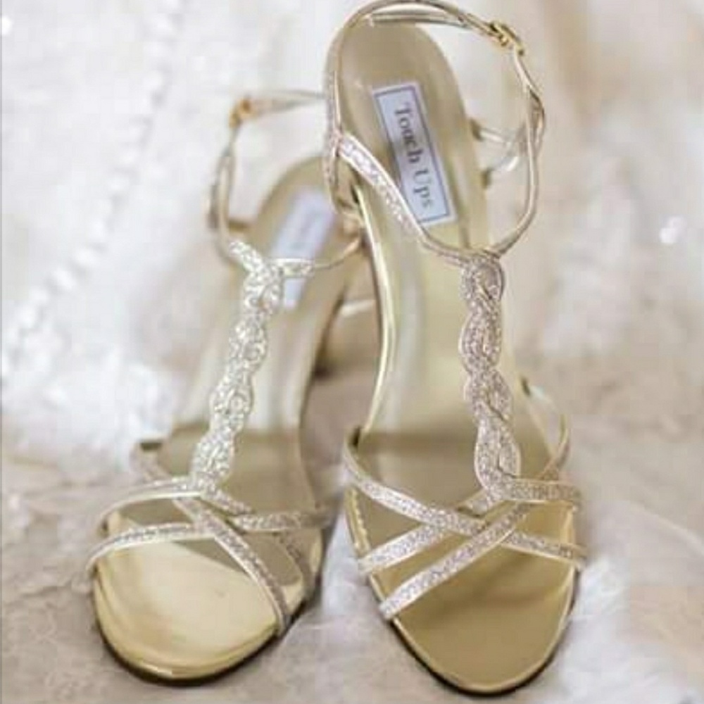 Touch Ups Champagne Wedding Shoes